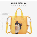 Cat Print Backpack - Cute Large Capacity School Bag